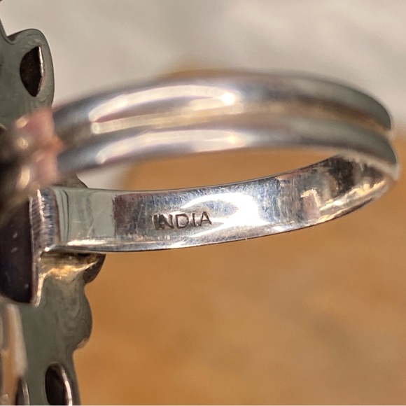 Nicky Butler Multi-Stone Statement Cocktail Ring in Sterling Silver Size 11.5 - Picture 9 of 11